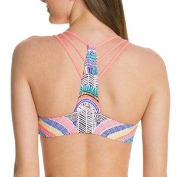 Rip Curl Modern Myth Racerback Reversible Bikini Swim Top - Picture 2 of 14